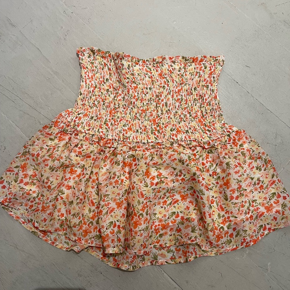 Morgan Claire Smocked Skirt